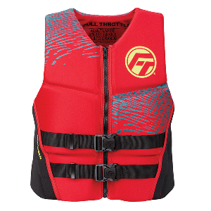 FULL THROTTLE MEN'S RAPID DRY  FLEX-BACK LIFE JACKET - MEDIUM