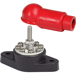 BLUE SEA 2101 POWERPOST PLUS CABLE CONNECTOR, 1/4" STUD