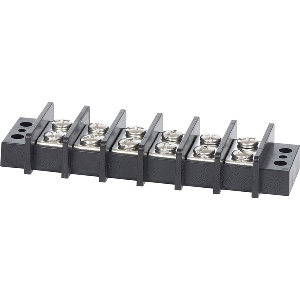 BLUE SEA 2606 TERMINAL BLACK 65AMP, 6 CIRCUIT