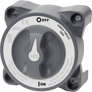BLUE SEA 3000 HD-SERIES BATTERY SWITCH SINGLE CIRCUIT ON/OFF