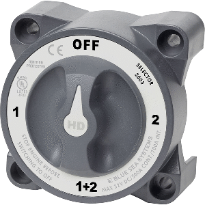BLUE SEA 3003 HD-SERIES BATTERY SWITCH SELECTOR W/ALTERNATOR FIELD DISCONNECT