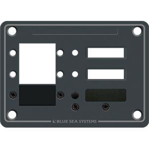 BLUE SEA 8088 3 POSITION DC C-SERIES PANEL, BLANK