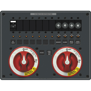 BLUE SEA 8693 E-SERIES DUAL CIRCUIT PLUS 2 5511E