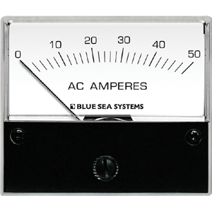 BLUE SEA 9630 AC ANALOG AMMETER 0-50 AMPERES AC