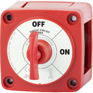 BLUE SEA 6005 M-SERIES (MINI) BATTERY SWITCH SINGLE CIRCUIT ON/OFF