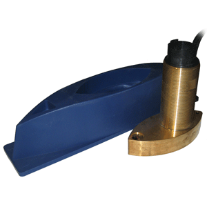 SITEX 496/50/200ST BRONZE THRU-HULL TRIDUCER W/FAIRING BLOCK F/ES502