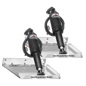 LENCO 18" X 14" STANDARD PERFORMANCE TRIM TAB KIT W/O SWITCH KIT 12V
