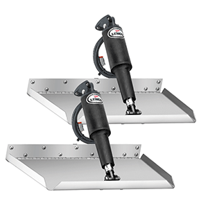 LENCO 12" X 9" EDGEMOUNT TRIM TAB KIT W/LED INDICATOR SWITCH KIT 12V