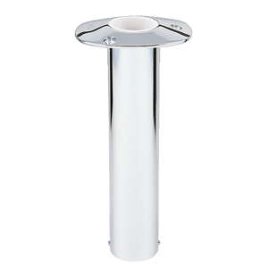LEE'S 0-DEG STAINLESS STEEL FLUSH MOUNT ROD HOLDER, 2.25" O.D.