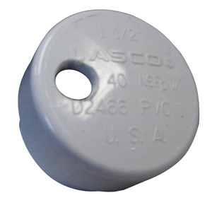 LEE'S PVC DRAIN CAP F/HEAVY ROD HOLDERS 1/4" NPT