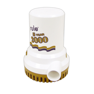 RULE 2000 G.P.H. "GOLD SERIES" BILGE PUMP
