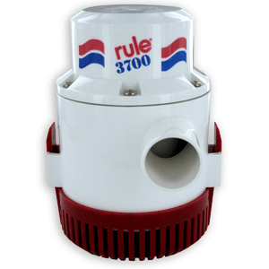 RULE 3700 G.P.H. BILGE PUMP NON AUTOMATIC 12V