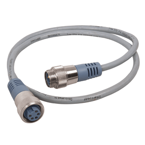 MARETRON MINI DOUBLE ENDED CORDSET, MALE TO FEMALE, 3M, GREY