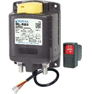 BLUE SEA 7702 ML-SERIES REMOTE BATTERY SWITCH W/MANUAL CONTROL 24V DC