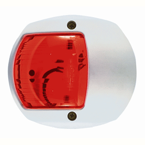 PERKO LED SIDE LIGHT, RED, 12V, WHITE PLASTIC HOUSING
