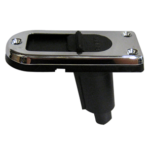 PERKO LOCKING COLLAR POLE LIGHT MOUNTING BASE, 2 PIN, STAINLESS STEEL