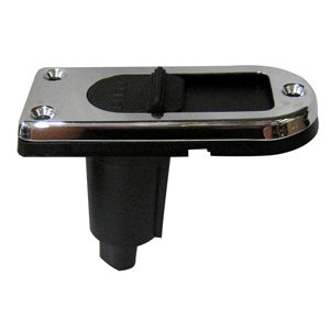 PERKO LOCKING COLLAR POLE LIGHT MOUNTING BASE, 2 PIN, STAINLESS STEEL CONSTRUCTION