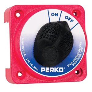 PERKO 9611DP COMPACT MEDIUM DUTY MAIN BATTERY DISCONNECT SWITCH