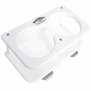 DEEP BLUE MARINE DOUBLE DRINK HOLDER W/SUCTION CUPS