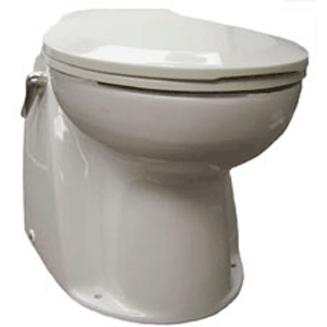 RARITAN ATLANTES FREEDOM W/ VORTEX-VAC, HOUSEHOLD STYLE, WHITE, FRESHWATER SOLENOID, SMART TOILET CONTROL, 12V