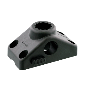 SCOTTY 241 LOCKING COMBINATION SIDE OR DECK MOUNT, BLACK
