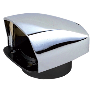 PERKO COWL VENTILATOR, 3" CHROME PLATED ZINC ALLOY
