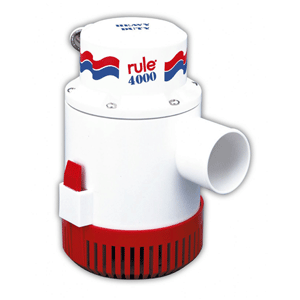 RULE 4000 NON-AUTOMATIC BILGE PUMP, 12V
