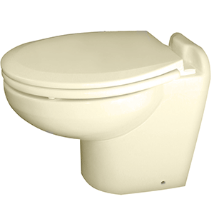 RARITAN MARINE ELEGANCE, HOUSEHOLD STYLE, BONE, FRESHWATER SOLENOID, SMART TOILET CONTROL, 12V