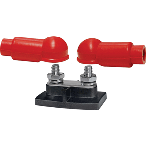 BLUE SEA 2019 POWERBAR COMMON BUSBAR, DUAL 3/8" X 16