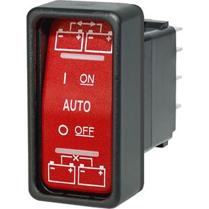 BLUE SEA 2146 ML-SERIES REMOTE CONTROL CONTURA SWITCH, ON-OFF-ON