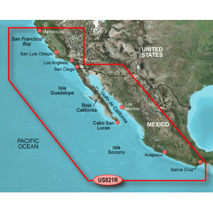 GARMIN BLUECHART G3 HD, HXUS021R, CALIFORNIA, MEXICO, MICROSD/SD