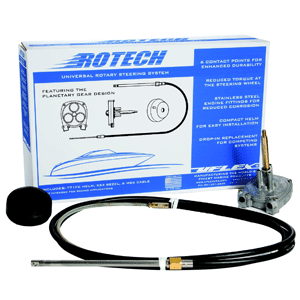 UFLEX ROTECH 13' ROTARY STEERING PACKAGE, CABLE, BEZEL, HELM
