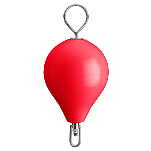 POLYFORM 13.5" CM MOORING BUOY W/SS IRON, RED