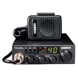UNIDEN PRO520XL CB RADIO W/4W AUDIO OUTPUT