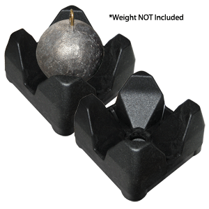 SCOTTY 3022-BK WEIGHT MATE, BLACK 2 PACK