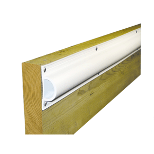 DOCK EDGE STANDARD "D" PVC PROFILE 16FT ROLL, WHITE
