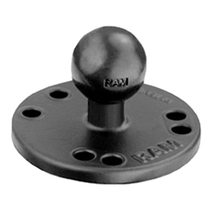 RAM MOUNT 2-7/16" DIAMETER BASE W/1" BALL