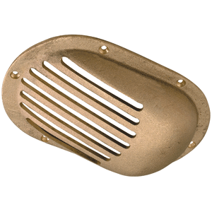 PERKO 6-1/4" X 4-1/4" SCOOP STRAINER BRONZE MADE IN THE USA