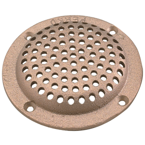 PERKO 4" ROUND BRONZE STRAINER MADE IN THE USA
