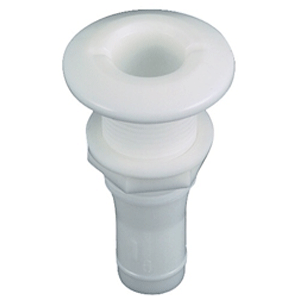 PERKO 5/8" THRU-HULL FITTING F/ HOSE PLASTIC MADE IN THE USA