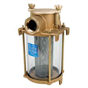 PERKO 1-1/4" IPS INTAKE STRAINER BRONZE MADE IN THE USA