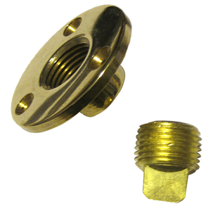 PERKO GARBOARD DRAIN & DRAIN PLUG ASSY CAST BRONZE/BRASS MADE IN THE USA