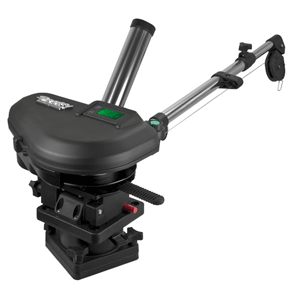 SCOTTY 2106 HP DEPTHPOWER ELECTRIC DOWNRIGGER 60 SS TELESCOPING BOOM W/SWIVEL BASE, SINGLE ROD HOLDER