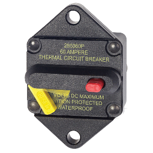 BLUE SEA 7084 60 AMP CIRCUIT BREAKER PANEL MOUNT 285 SERIES