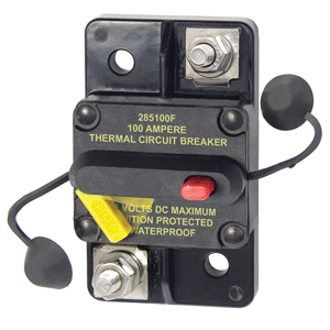 BLUE SEA 7187 100 AMP CIRCUIT BREAKER SURFACE MOUNT 285 SERIES