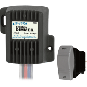 BLUE SEA 7506 DECKHAND DIMMER, 6 AMP/12V