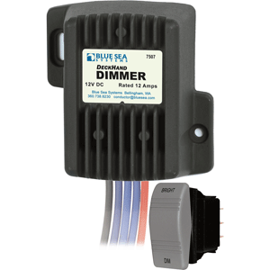 BLUE SEA 7507 DECKHAND DIMMER, 12 AMP/12V