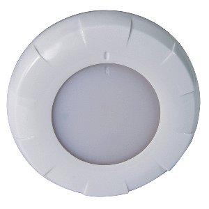 LUMITEC AURORA LED DOME LIGHT, WHITE FINISH, WHITE/BLUE DIMMING