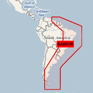 GARMIN BLUECHART G3 HD, HXSA001R, SOUTH AMERICA EAST COAST, MICROSD/SD