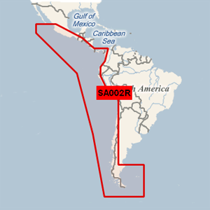 GARMIN BLUECHART G3 HD, HXSA002R, SOUTH AMERICA WEST COAST, MICROSD/SD
